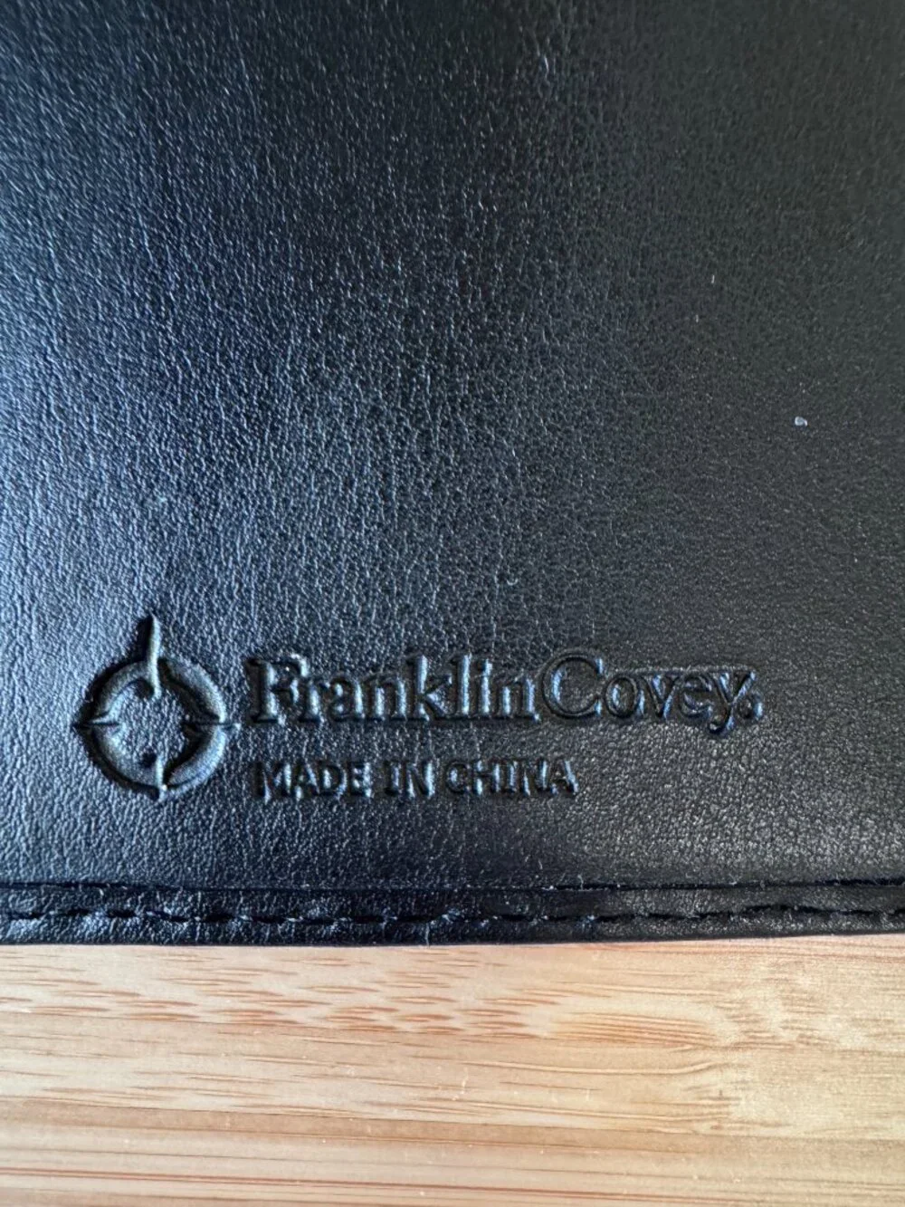 Franklin Covey Classic Black Planner Cover 6 x 9 | Professional Organizer